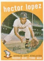 1959 Topps Baseball Cards      402     Hector Lopez